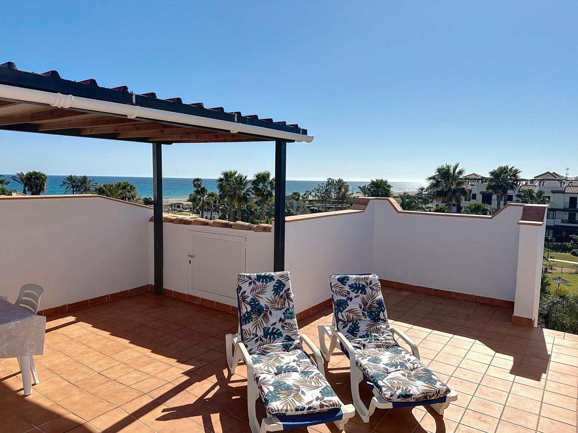 Vive Vera Rentals - Atico En 1º Linea Con Vistas Al Mar 外观 照片